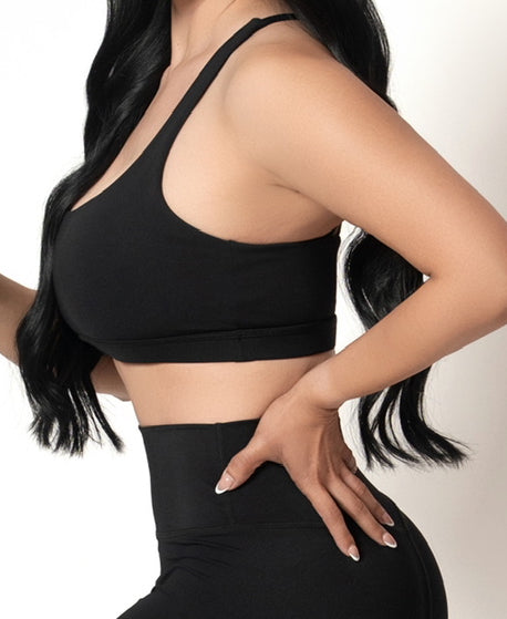 Strappy Crossover Back Bra