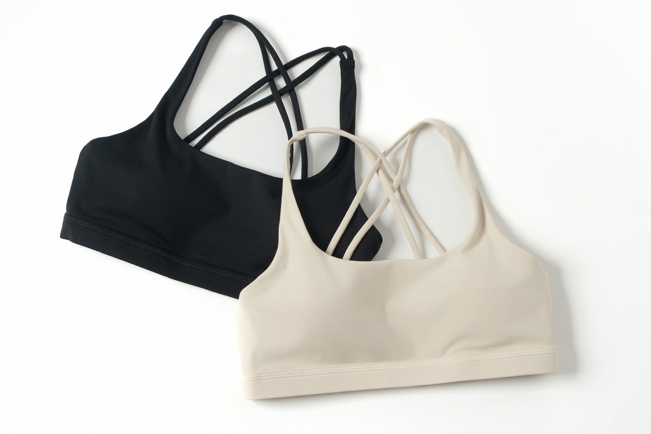 Strappy Crossover Back Bra